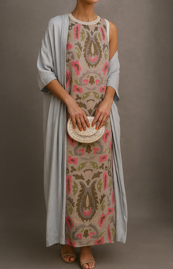 Cassia — Maxi Dress &amp; Coat Set