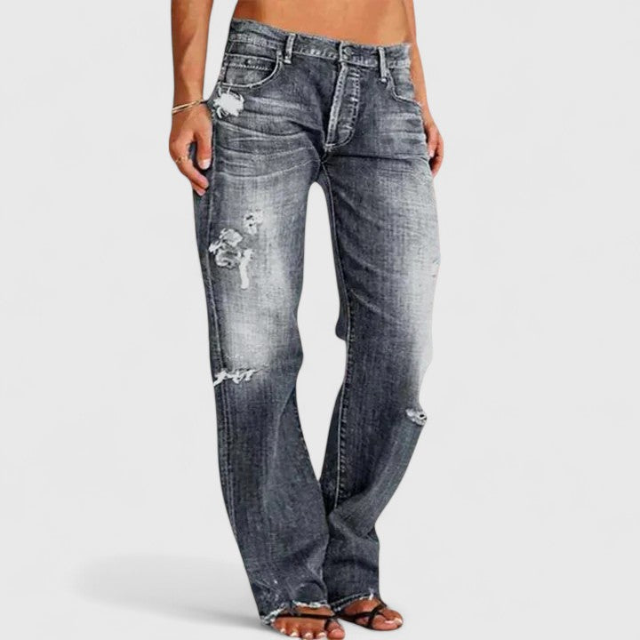 Liana — High-Stretch Wide-Leg Jeans
