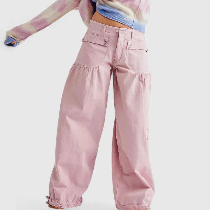 Lani — Pleated Wide-Leg Trousers
