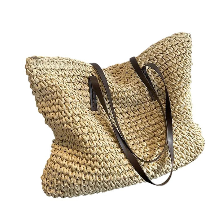 Roomy Woven Beach Tote