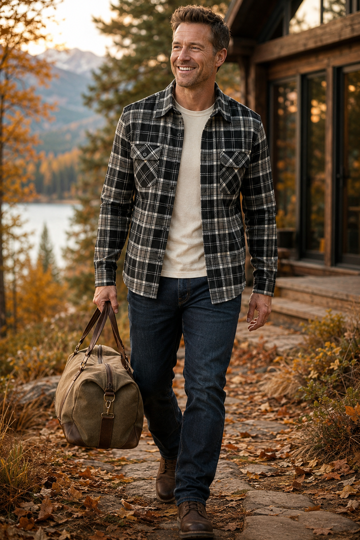 Holden — Men’s Brushed Cotton Flannel Shirt