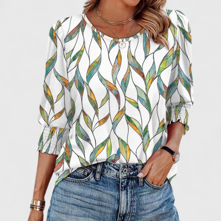 Greta — Relaxed Smocked Summer Top