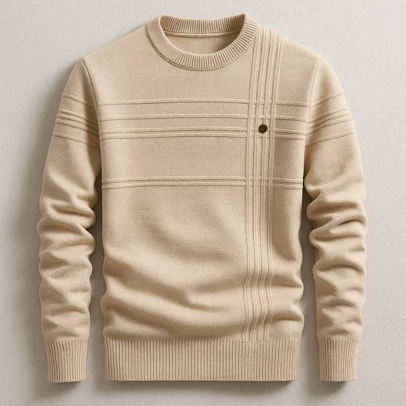 Sutton — Textured Crew-Neck Sweater