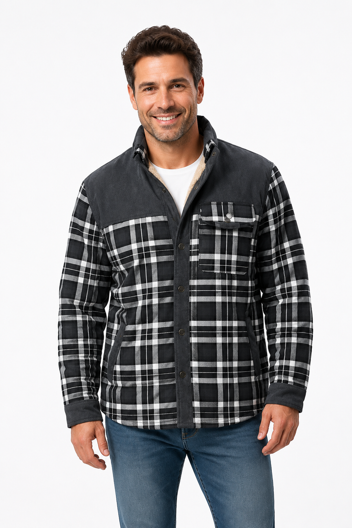 Foster — Men’s Lined Flannel Shirt Jacket