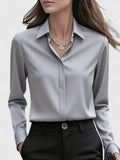 Melissa — Elegant Collared Button Top