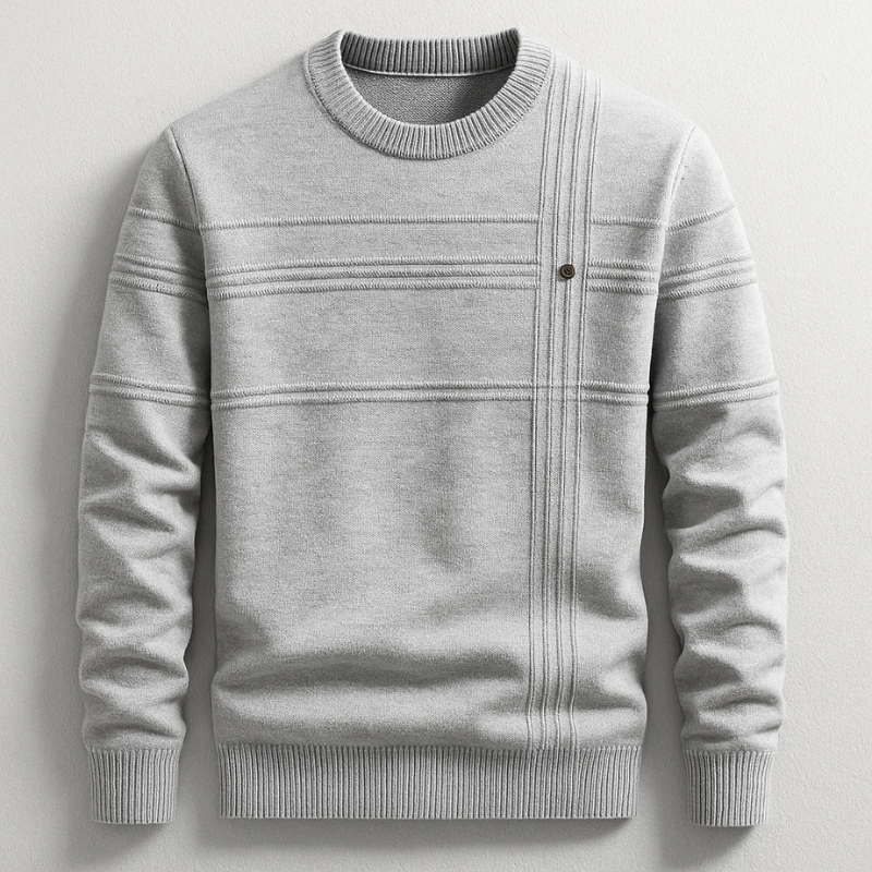 Sutton — Textured Crew-Neck Sweater
