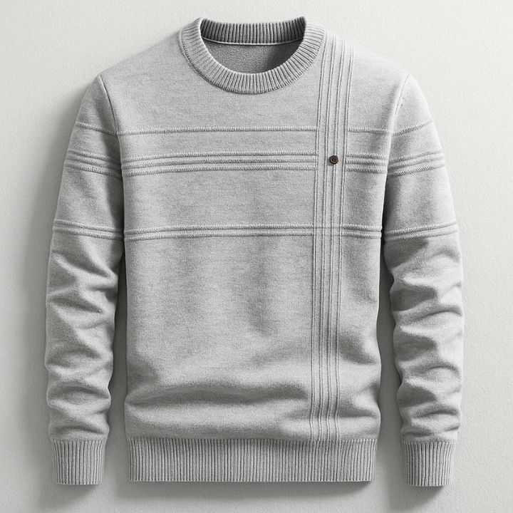 Sutton — Textured Crew-Neck Sweater
