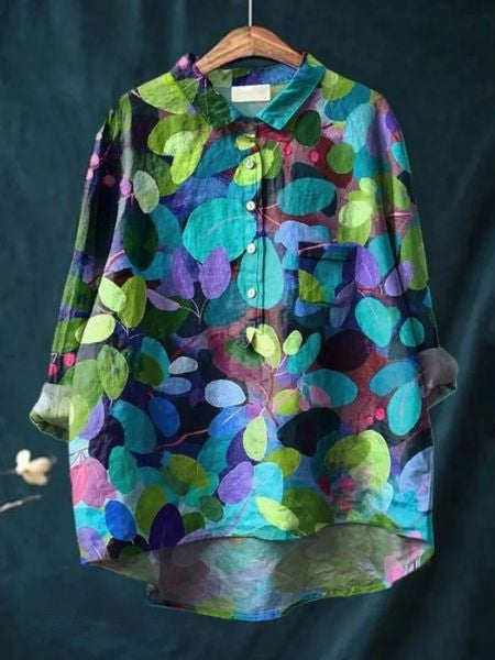 Marigold Rose — Button-Up Floral Blouse