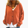 Wilona — Women's V-Neck Button Cardigan