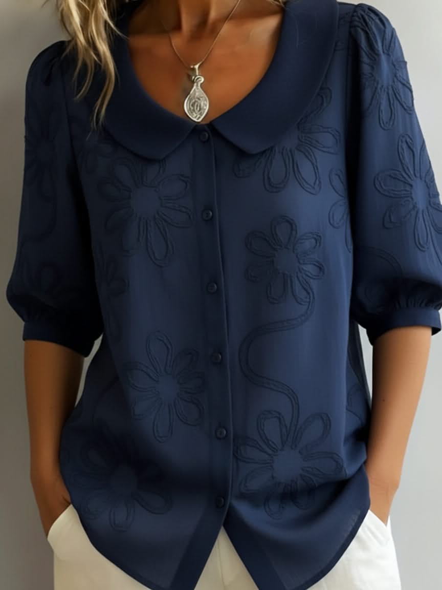 Marguerite — Floral Print Summer Top