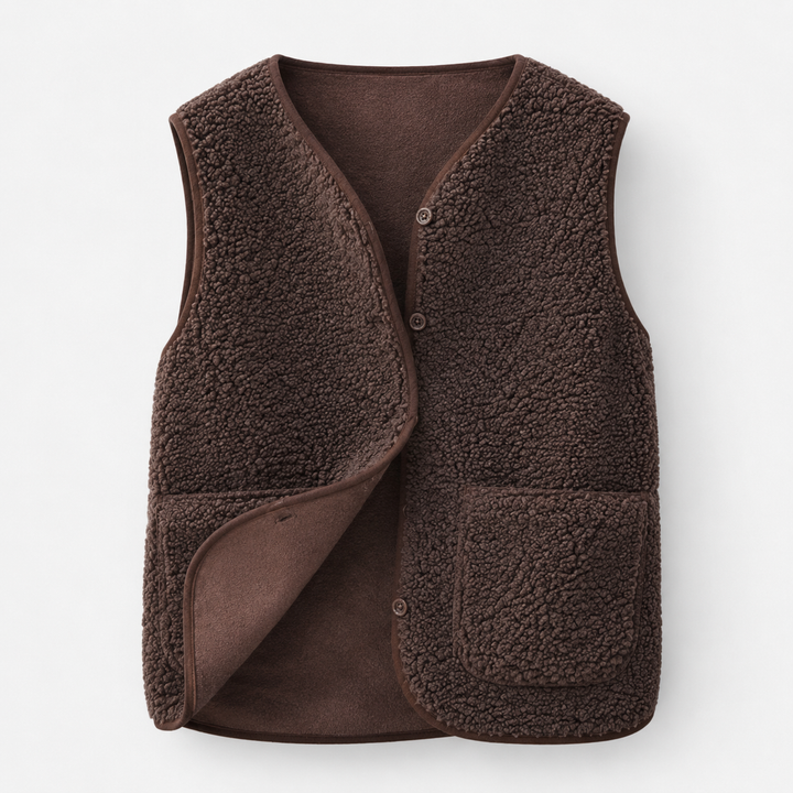 Maren Knit — Button-Front Knit Vest