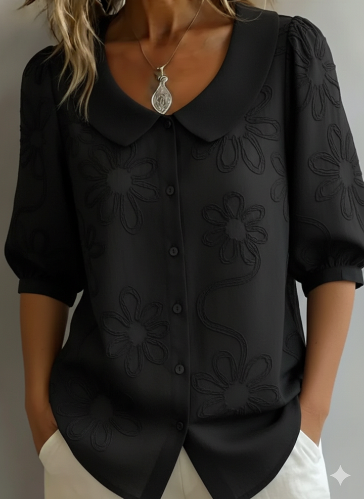 Marguerite — Floral Print Summer Top