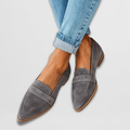 Sienna Shoe — Soft Suede Comfort Loafers