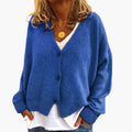 Wilona — Women's V-Neck Button Cardigan