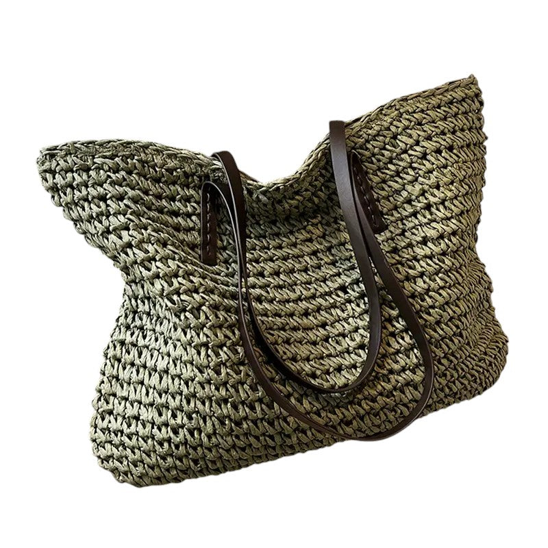 Roomy Woven Beach Tote