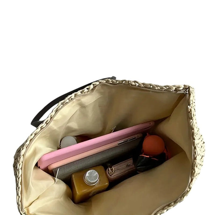 Roomy Woven Beach Tote