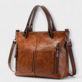 Structured Leather Handbag