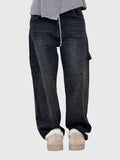 Kimberly — Embellished Wide-Leg Jeans