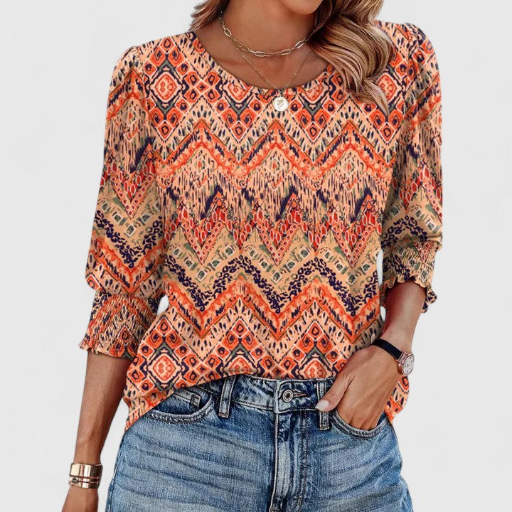 Greta — Relaxed Smocked Summer Top