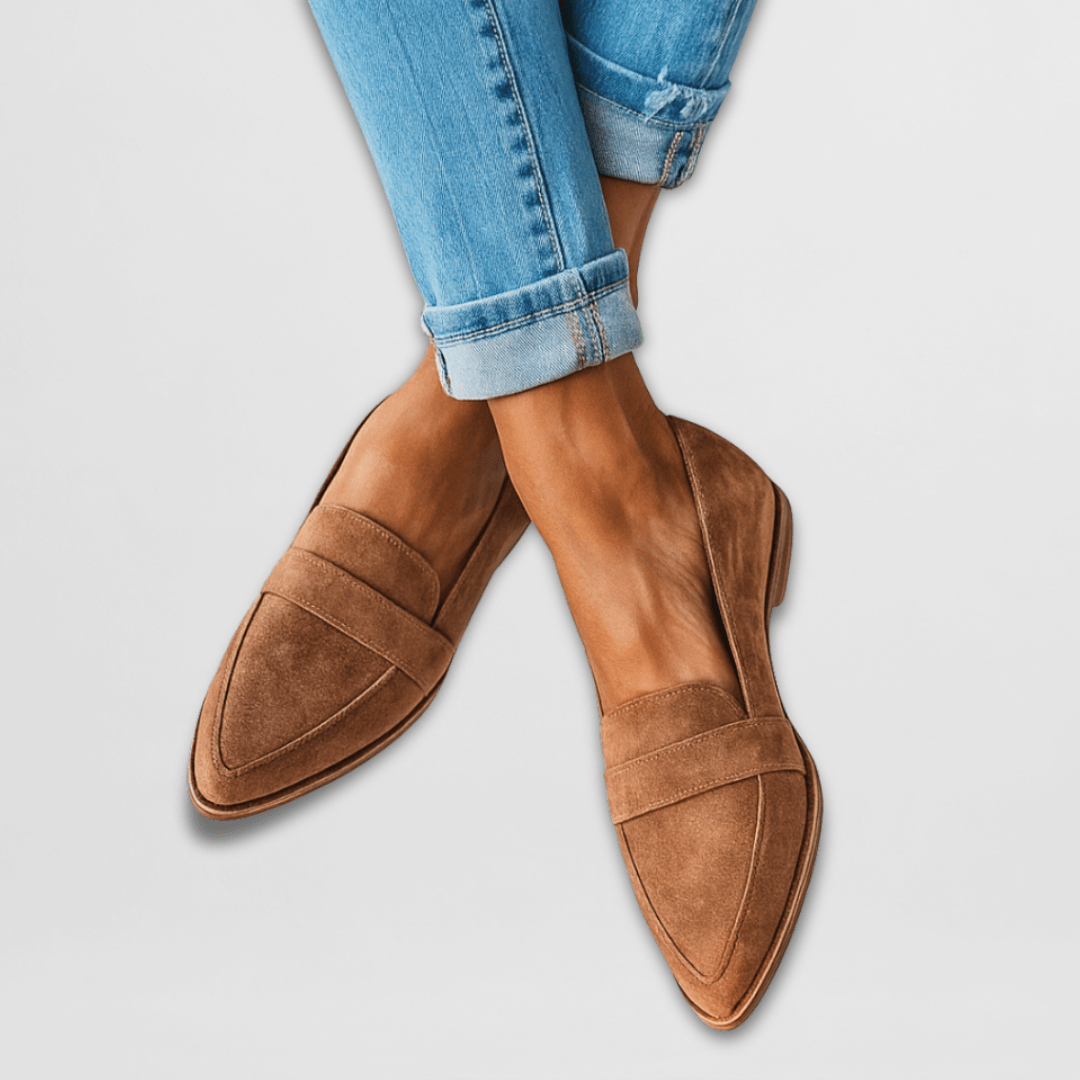 Sienna Shoe — Soft Suede Comfort Loafers