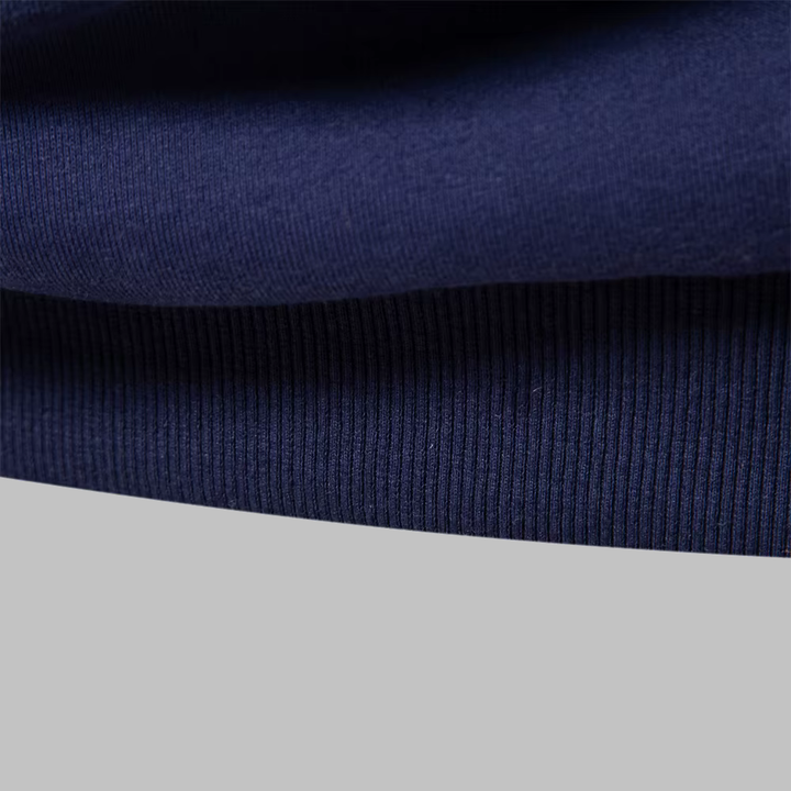 Grayson — Contrast-Collar Polo Sweater
