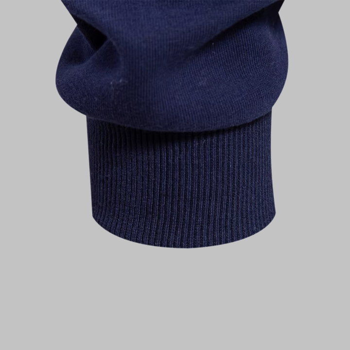 Grayson — Contrast-Collar Polo Sweater