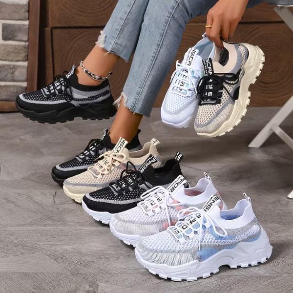 Juno Shoe — Mesh Comfort Sneakers