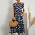 Cosette — Cotton-Linen Midi Dress