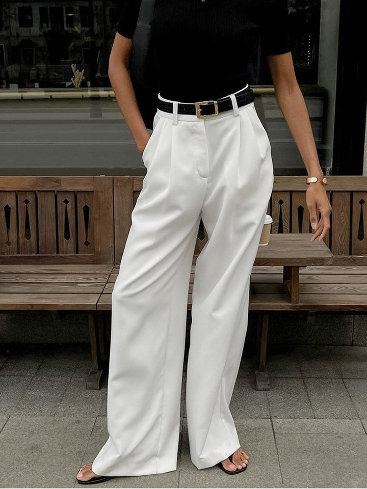 Cressida — Relaxed Wide-Leg Office Trousers
