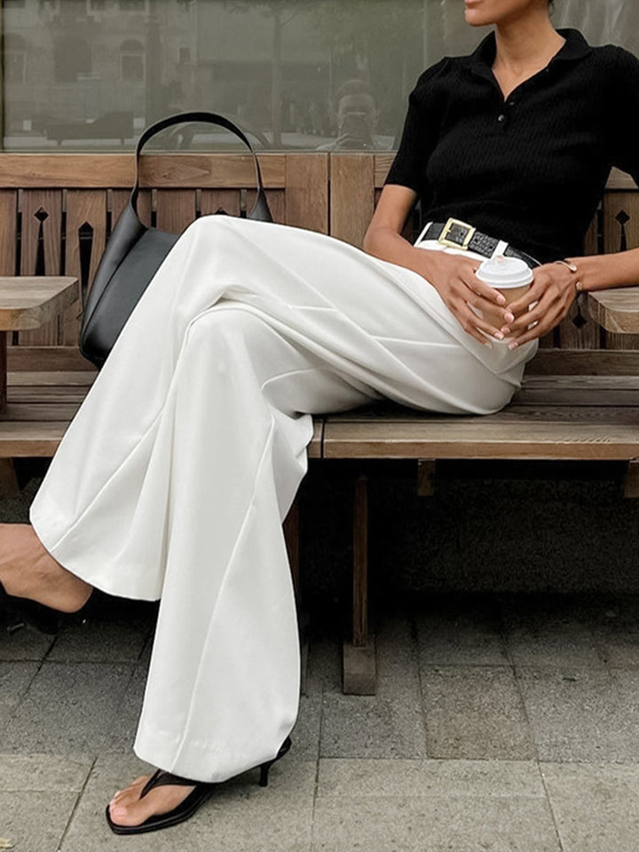 Cressida — Relaxed Wide-Leg Office Trousers