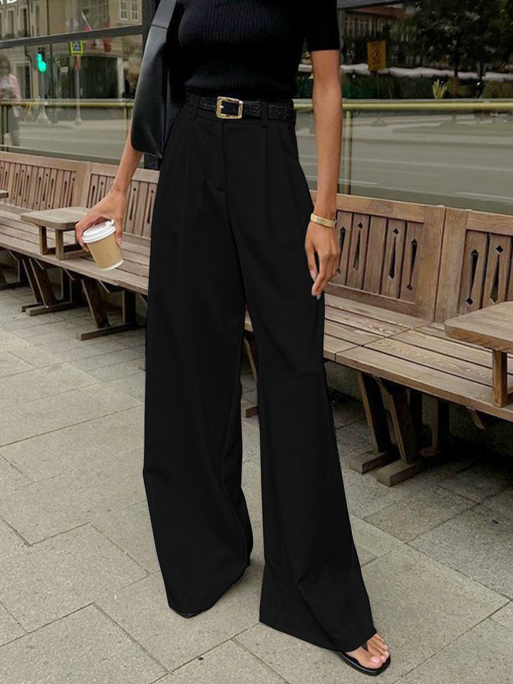 Cressida — Relaxed Wide-Leg Office Trousers
