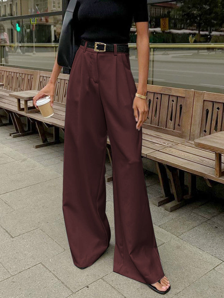 Cressida — Relaxed Wide-Leg Office Trousers