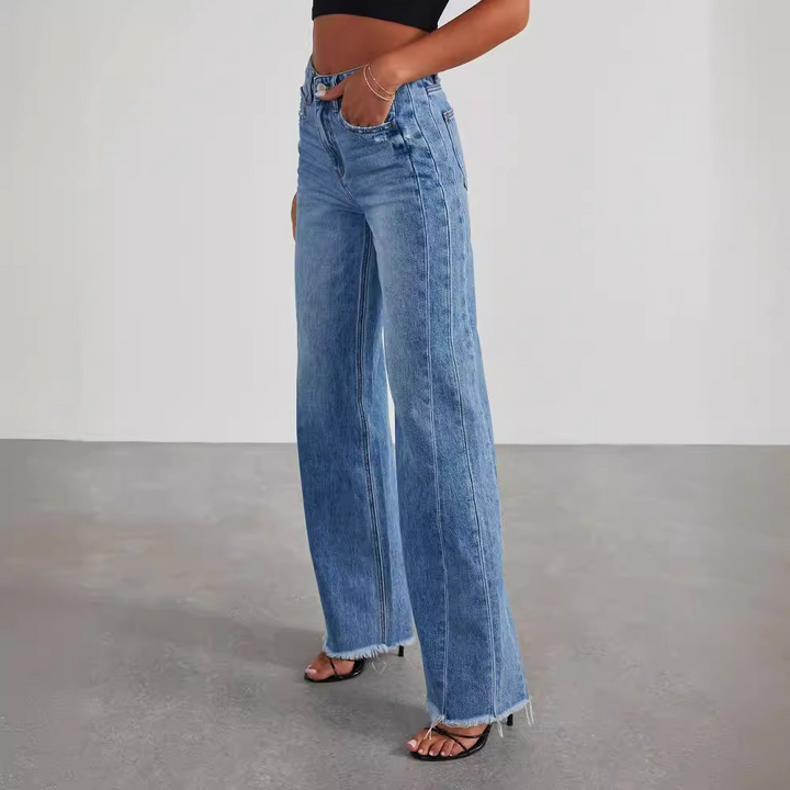 Ysabeau — High-Waisted Wide-Leg Jeans