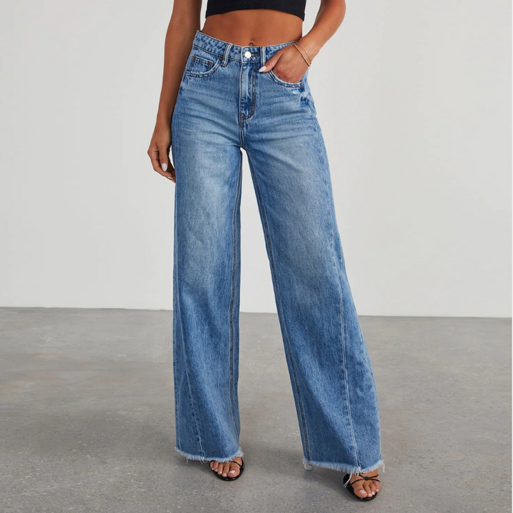 Ysabeau — High-Waisted Wide-Leg Jeans