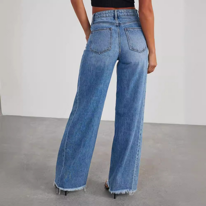 Ysabeau — High-Waisted Wide-Leg Jeans