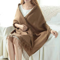 Halina — Women's Cashmere-Blend Check Scarf