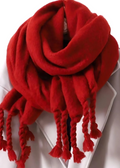 Emelina — Women's Cashmere-Blend Tassel Scarf