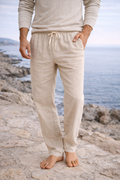 Landon — Linen Drawstring Trousers