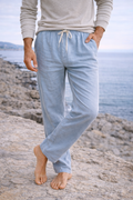 Landon — Linen Drawstring Trousers