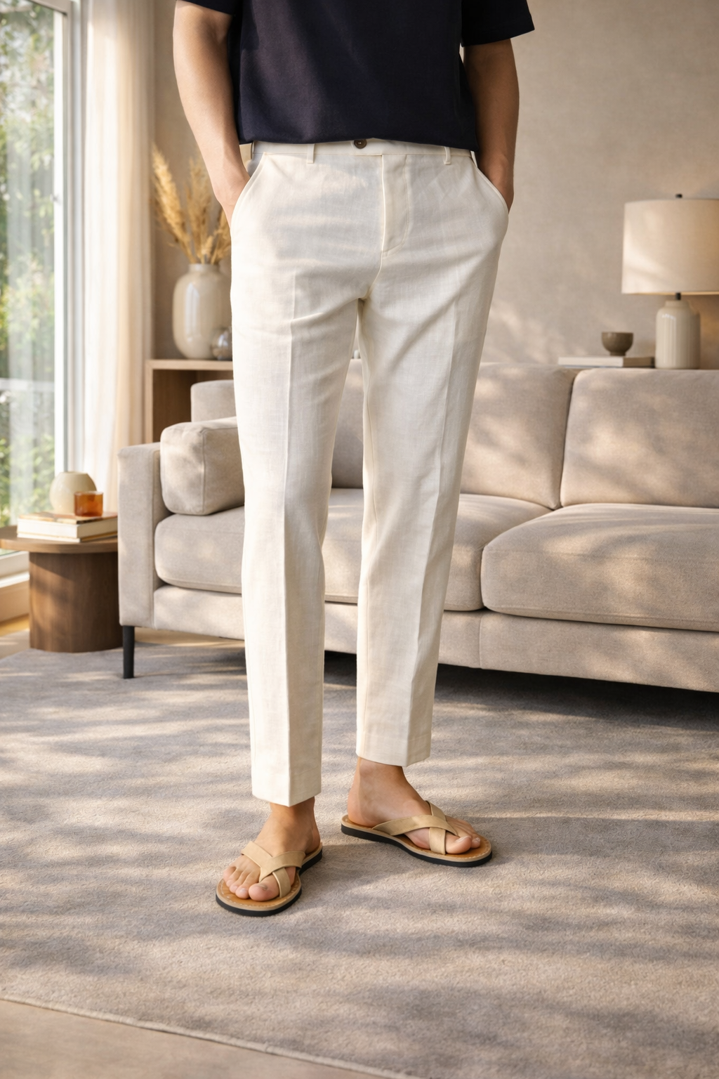 Dawson — Tailored Linen Trousers