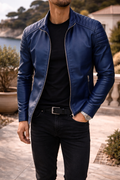 Booker — Zip-Up Leather Jacket