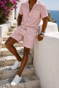 Brooks — Relaxed Linen Shirt & Shorts Set