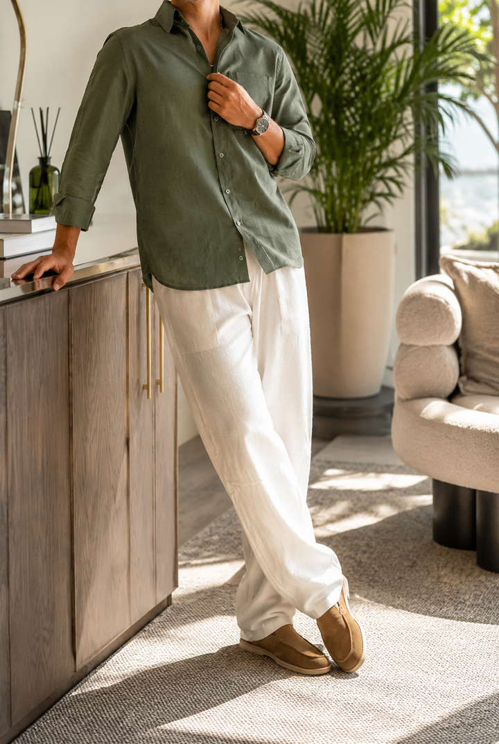 Lance — Oversized Linen Combo Set