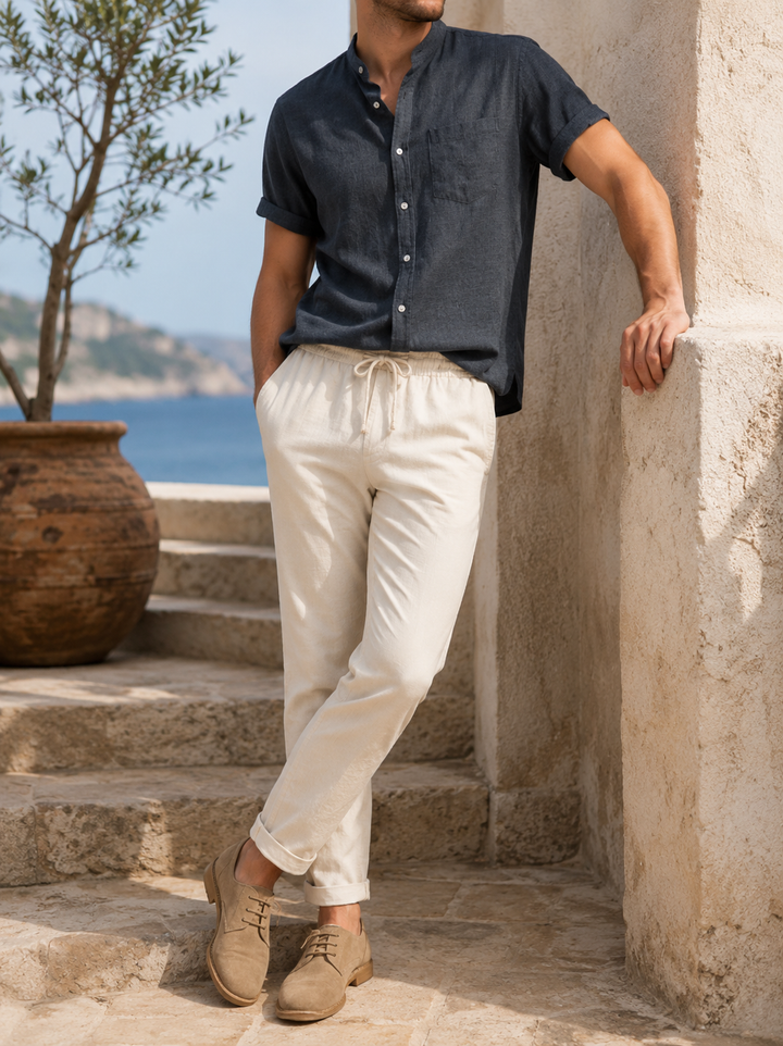 Kyle — Relaxed Linen Shirt &amp; Trousers Set