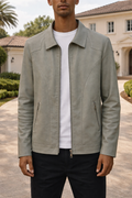 Samson — Classic Leather Zip Jacket