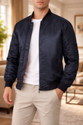 Murphy — Quilted-Lined Bomber Jacket