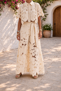 Katriona — Broderie Blouse & Maxi Skirt Set