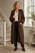 Eleanor — Women's Longline Oversized Chunky Knit Cardigan