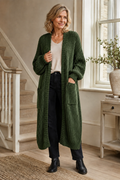 Eleanor — Women's Longline Oversized Chunky Knit Cardigan
