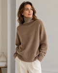 Charlotte — Women's High-Neck Pullover Sweater